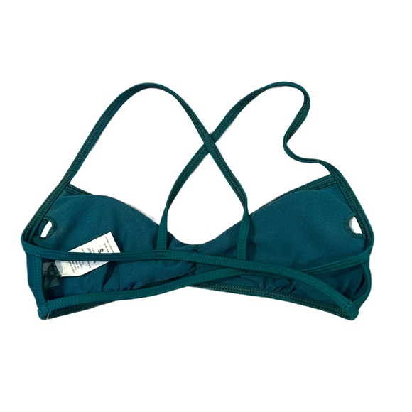 FULL TILT | Emerald green bikini top | small - Picture 2 of 5